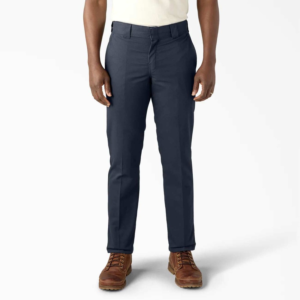 Dickies 874 Original Fit‎ Work Pants Mens Dark Navy Blue Straight Leg Trousers